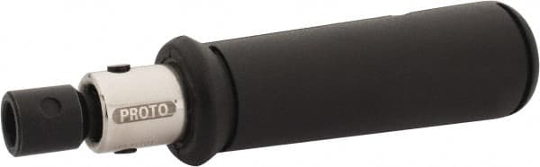 Proto - Preset Pre-Set Interchangeable Head Torque Wrench Assembly - 3 N/m to 150 In/Lb Torque, 6" OAL - Americas Industrial Supply