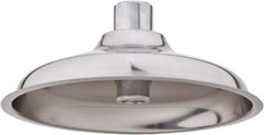 Haws - 1" Inlet, 10-5/8" Long x 10-5/8" Wide x 4-9/16" High x 3/32" Thick, Stainless Steel Plumbed Wash Station Showerhead - Compatible with Emergency Showers, Combination Drench Shower & Eye/Face Wash Stations - Americas Industrial Supply
