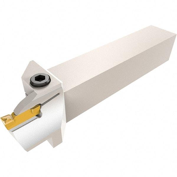 Iscar - HFH, External, Right Hand, 0.67" Max Depth of Cut, 0.197" Max Groove Width, Indexable Grooving Tool Holder - DGN.., GRIP 50.., HFPR 5004 Insert Compatibility, 1" Shank Height, 1" Shank Width, 6" OAL - Americas Industrial Supply