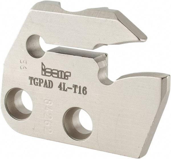 Iscar - Left Hand Cut, 5mm Insert Width, Cutoff & Grooving Support Blade for Indexables - 16mm Max Depth of Cut, 5.2mm Head Projection - Americas Industrial Supply