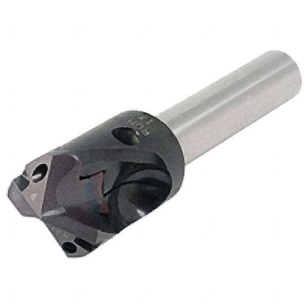 Iscar - 10mm Shank Diam, 65mm OAL, Replaceable Tip Drill - IDK, IDM, IDN, IDP Insert, 11 Seat Size, DSM-RGH Toolholder, Series ChamDrillJet - Americas Industrial Supply