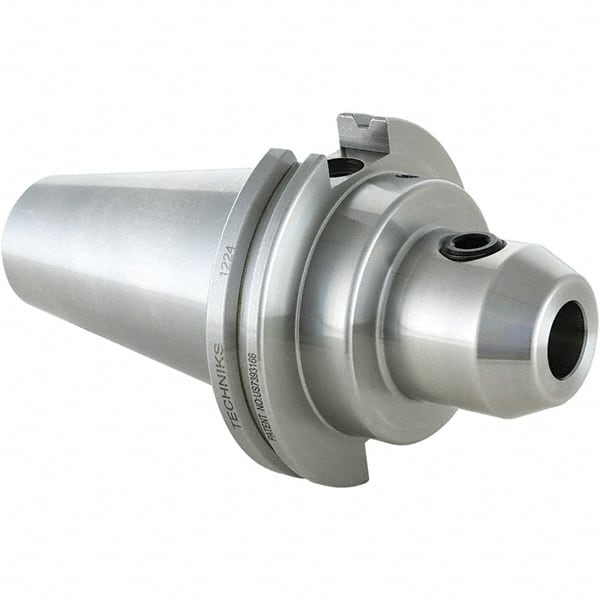 Techniks - CAT50 Dual Contact Taper Shank 1-1/4" Hole End Mill Holder/Adapter - Americas Industrial Supply