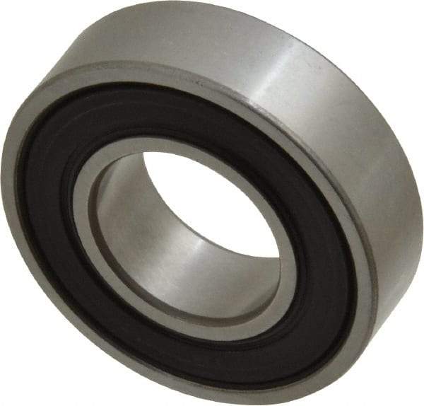 SKF - 17mm Bore Diam, 35mm OD, Double Seal Deep Groove Radial Ball Bearing - 10mm Wide, 1 Row, Round Bore, 3,250 Nm Static Capacity, 6,370 Nm Dynamic Capacity - Americas Industrial Supply