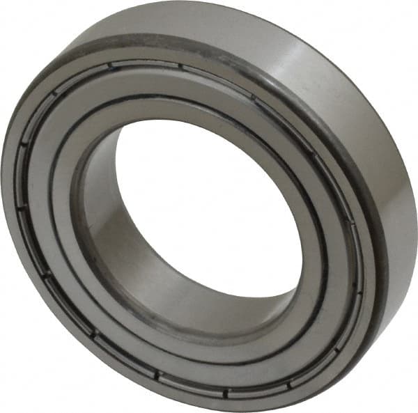 SKF - 35mm Bore Diam, 62mm OD, Double Shield Deep Groove Radial Ball Bearing - 14mm Wide, 1 Row, Round Bore, 10,200 Nm Static Capacity, 16,800 Nm Dynamic Capacity - Americas Industrial Supply