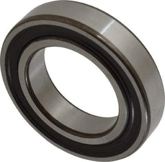 SKF - 45mm Bore Diam, 75mm OD, Double Seal Deep Groove Radial Ball Bearing - 16mm Wide, 1 Row, Round Bore, 14,600 Nm Static Capacity, 22,100 Nm Dynamic Capacity - Americas Industrial Supply