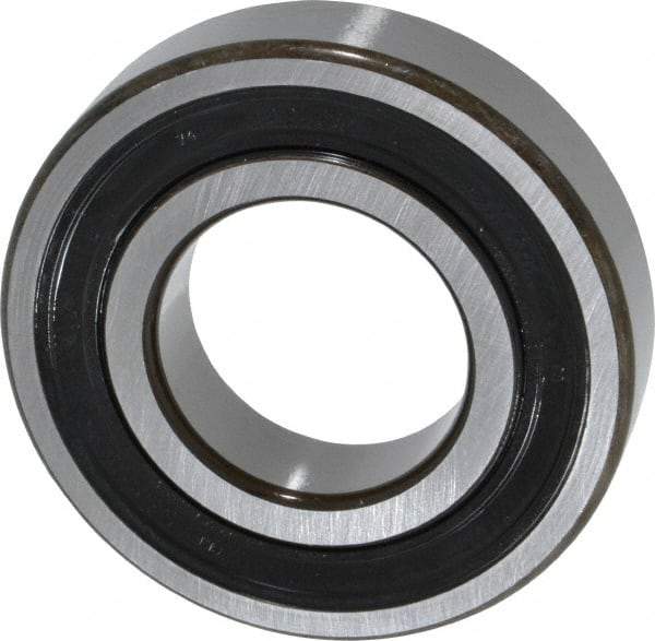 SKF - 35mm Bore Diam, 72mm OD, Double Seal Deep Groove Radial Ball Bearing - 17mm Wide, 1 Row, Round Bore, 15,300 Nm Static Capacity, 27,000 Nm Dynamic Capacity - Americas Industrial Supply
