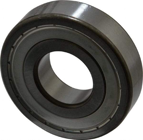 SKF - 30mm Bore Diam, 72mm OD, Double Shield Deep Groove Radial Ball Bearing - 19mm Wide, 1 Row, Round Bore, 16,000 Nm Static Capacity, 29,600 Nm Dynamic Capacity - Americas Industrial Supply