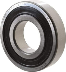 SKF - 45mm Bore Diam, 100mm OD, Double Seal Deep Groove Radial Ball Bearing - 25mm Wide, 1 Row, Round Bore, 31,500 Nm Static Capacity, 55,300 Nm Dynamic Capacity - Americas Industrial Supply
