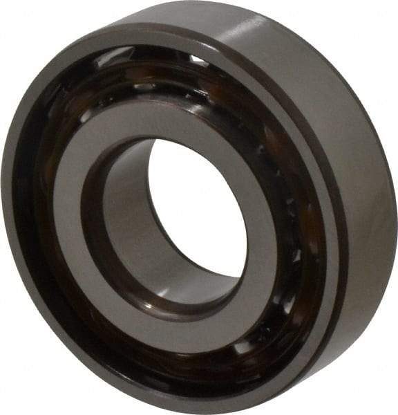 SKF - 20mm Bore Diam, 47mm OD, Open Angular Contact Radial Ball Bearing - 14mm Wide, 1 Row, Round Bore, 8,300 Lb Static Capacity, 14,000 Lb Dynamic Capacity - Americas Industrial Supply