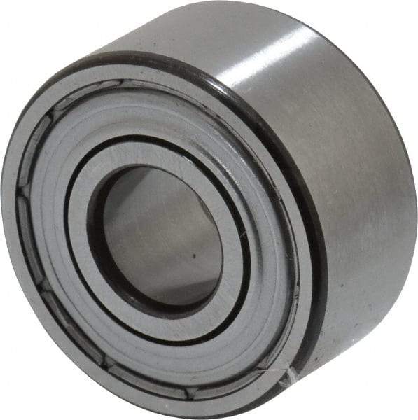 SKF - 12mm Bore Diam, 32mm OD, Double Shield Angular Contact Radial Ball Bearing - 15.9mm Wide, 2 Rows, Round Bore, 5,600 Lb Static Capacity, 10,100 Lb Dynamic Capacity - Americas Industrial Supply