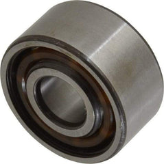 SKF - 12mm Bore Diam, 32mm OD, Open Angular Contact Radial Ball Bearing - 15.9mm Wide, 2 Rows, Round Bore, 5,600 Lb Static Capacity, 10,100 Lb Dynamic Capacity - Americas Industrial Supply