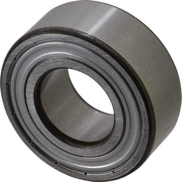 SKF - 25mm Bore Diam, 52mm OD, Double Shield Angular Contact Radial Ball Bearing - 20.6mm Wide, 2 Rows, Round Bore, 14,300 Lb Static Capacity, 20,800 Lb Dynamic Capacity - Americas Industrial Supply