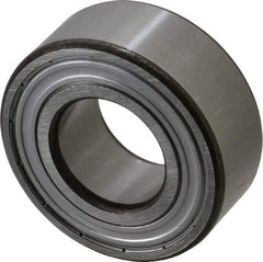 SKF - 25mm Bore Diam, 52mm OD, Double Shield Angular Contact Radial Ball Bearing - 20.6mm Wide, 2 Rows, Round Bore, 14,300 Lb Static Capacity, 20,800 Lb Dynamic Capacity - Americas Industrial Supply