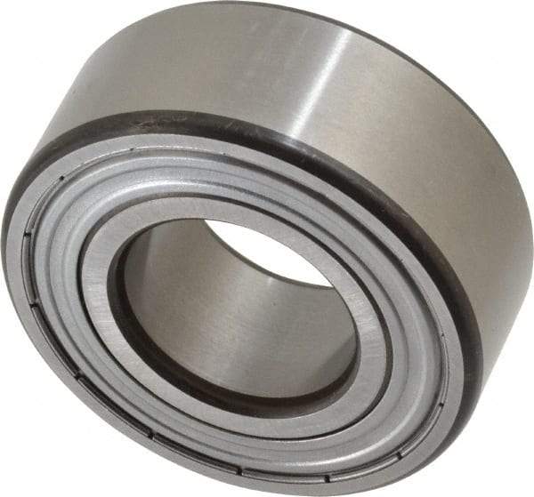 SKF - 25mm Bore Diam, 52mm OD, Double Shield Angular Contact Radial Ball Bearing - 20.6mm Wide, 2 Rows, Round Bore, 14,300 Lb Static Capacity, 20,800 Lb Dynamic Capacity - Americas Industrial Supply