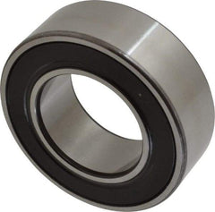 SKF - 50mm Bore Diam, 90mm OD, Double Seal Angular Contact Radial Ball Bearing - 30.2mm Wide, 2 Rows, Round Bore, 39,000 Lb Static Capacity, 48,800 Lb Dynamic Capacity - Americas Industrial Supply