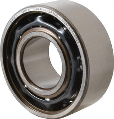 SKF - 45mm Bore Diam, 100mm OD, Open Angular Contact Radial Ball Bearing - 39.7mm Wide, 2 Rows, Round Bore, 53,000 Lb Static Capacity, 72,800 Lb Dynamic Capacity - Americas Industrial Supply
