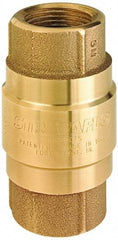 Strataflo - 2-1/2" Brass Check Valve - Inline, FNPT x FNPT, 200 WOG - Americas Industrial Supply