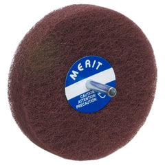 4″ × 1/2″ with 1/4″ Spindle Non-Woven Spindle - Mounted Disc Fine Grit Aluminum Oxide - Americas Industrial Supply
