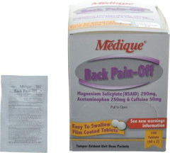 Medique - Back Pain-Off Tablets - Headache & Pain Relief - Americas Industrial Supply