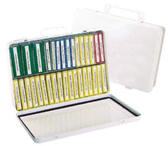 Medique - 31 & 36 Piece, 36 Person, Refill for Industrial First Aid Kit - 13-11/16" Wide x 2-3/4" Deep x 9-1/4" High, Plastic Case - Americas Industrial Supply