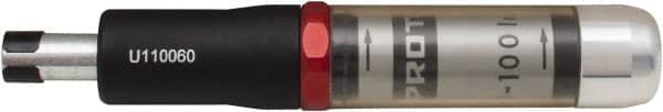 Proto - 1 Piece, 20 to 100 In/oz, Torque Limiting Screwdriver - 5-1/4" OAL, 1/4" Drive - Americas Industrial Supply