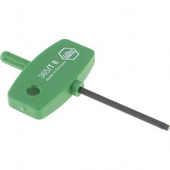 Wiha - T8 Torx Key - Wing Handle, 40mm Length Under Head, 2.9" OAL - Americas Industrial Supply