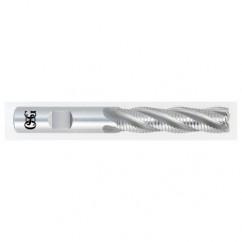 1-1/4 x 1-1/4 x 4 x 6-1/2 6 Fl HSS-CO Roughing Center Cutting End Mill - Bright - Americas Industrial Supply