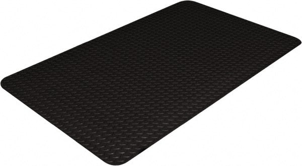 Ability One - 5' Long x 3' Wide x 9/16" Thick Dry/Wet Environment Anti-Fatigue Matting - Americas Industrial Supply