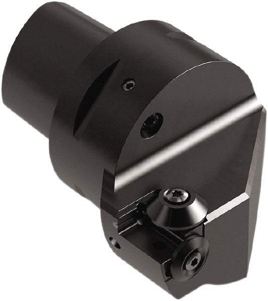 Seco - Left Hand Cut, Size C8, LCGN Insert Compatiblity, Internal Modular Turning & Profiling Cutting Unit Head - 55mm Ctr to Cutting Edge, 80mm Head Length, Through Coolant, Series Seco-Capto - Americas Industrial Supply