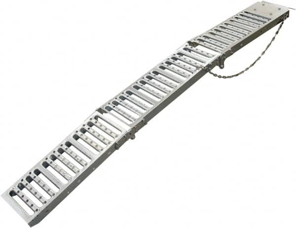 Erickson Manufacturing - 72" Long x 9" Wide, 1,000 Lb Capacity, Foldable Truck Ramp - Steel, For All Vehicles - Americas Industrial Supply
