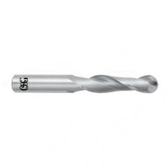 3/16" Dia. - 2-1/4" OAL - Bright CBD - Ball End SE EM - 2 FL - Americas Industrial Supply