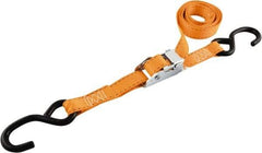 Erickson Manufacturing - 6' Long x 1" Wide, 2,000 Lb Basket Capacity, Polyester & Steel Web Sling - Orange - Americas Industrial Supply
