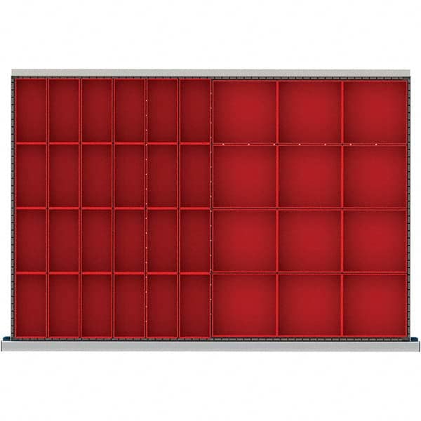 LISTA - 36-Compartment Drawer Divider Layout for 3.15" High Drawers - Americas Industrial Supply