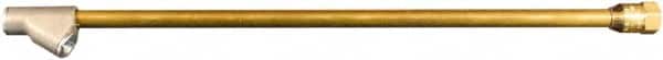 Milton - 150 Max psi Closed Check Brass Air Chuck - Straight Chuck, 1/4 FNPT - Americas Industrial Supply