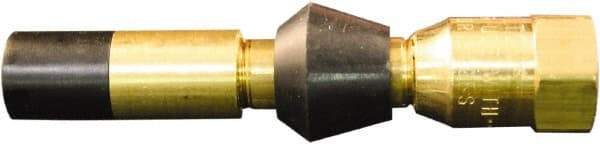 Milton - 150 Max psi Closed Check Brass Air Chuck - Straight Push On Chuck, 1/4 FNPT - Americas Industrial Supply