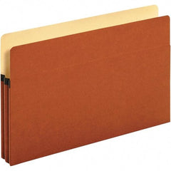 UNIVERSAL - 9-5/8 x 14-3/4", Legal, Redrope, Expansion Folders - Straight Tab Cut Location - Americas Industrial Supply