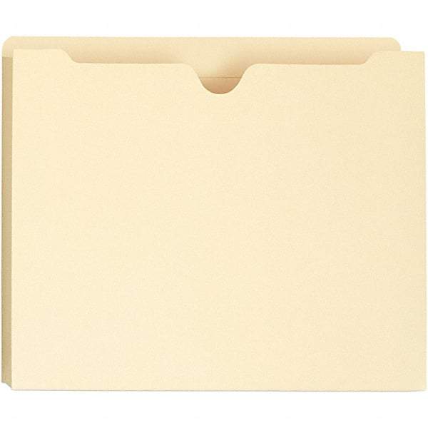 Universal One - 8-1/2 x 11", Letter Size, Manila, File Jacket - 11 Point Stock - Americas Industrial Supply