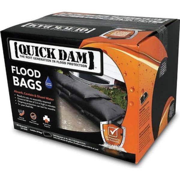 Quick Dam - Gully Guards, Silt Fences & Sandbags Type: Flood Barrier Application: Stormwater - Americas Industrial Supply