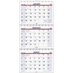 AT-A-GLANCE - 8 Sheet, 12 x 16-1/2", Wall Calendar - Americas Industrial Supply