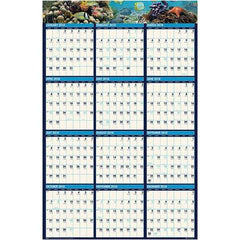 House of Doolittle - 1 Sheet, 24 x 37", Erasable Wall Calendar - Americas Industrial Supply
