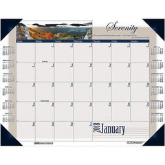 House of Doolittle - 12 Sheet, 22 x 17", Desk Pad Calendar - Motivational - Americas Industrial Supply