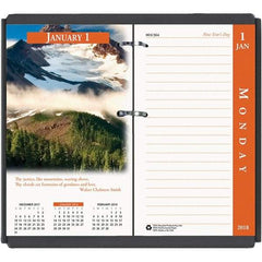 House of Doolittle - 365 Sheet, 3-1/2 x 6", Desk Calendar Refill - Nature - Americas Industrial Supply