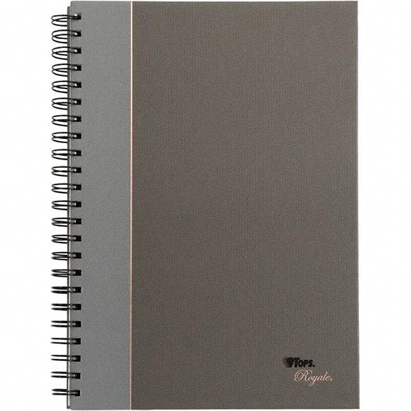 TOPS - 96 Sheet, 8-1/4 x 11-3/4", Legal/Wide (Style) Business Notebook - Black & Gray - Americas Industrial Supply