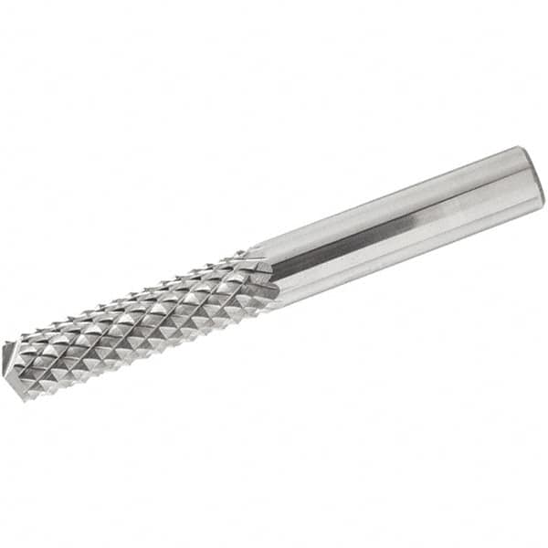 Iscar - 10mm Cutting Diam x 20mm Length of Cut, 6 Flute, Compression Spiral Router Bit - Uncoated, Right Hand Cut, Solid Carbide, 72mm OAL x 10mm Shank Diam, Square End - Americas Industrial Supply