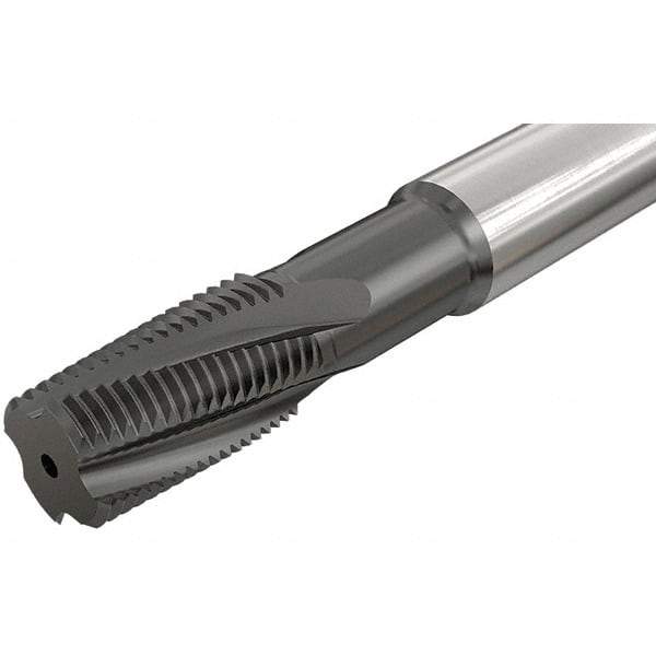 Iscar - M24x2.00 ISO, 20mm Cutting Diam, 6 Flute, Solid Carbide Helical Flute Thread Mill - Internal Thread, 56mm LOC, 105mm OAL, 20mm Shank Diam - Americas Industrial Supply