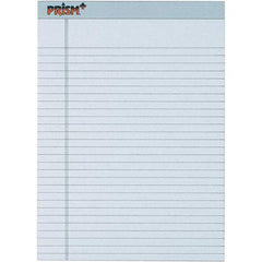 TOPS - 50 Sheet, 8-1/2 x 11-3/4", Legal/Wide (Style) Legal Pad - Pastel Gray - Americas Industrial Supply