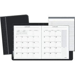 AT-A-GLANCE - 24 Sheet, 9 x 11", Monthly Padfolio - Black & White - Americas Industrial Supply