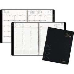 AT-A-GLANCE - 160 Sheet, 8-1/4 x 10-7/8", Weekly/Monthly Planner - Black - Americas Industrial Supply