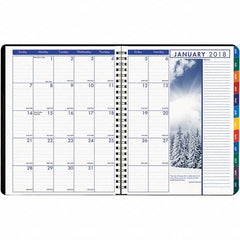House of Doolittle - 128 Sheet, 8-1/2 x 11", Weekly/Monthly Planner - Black - Americas Industrial Supply