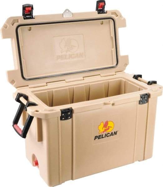 Pelican Products, Inc. - 95 Qt Cooler - Polyurethane, Tan - Americas Industrial Supply